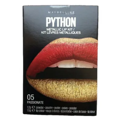 Maybelline New York Python Metallic Lipstick Kit - 05 Rouge Or Passionné Szemfesték paletták P