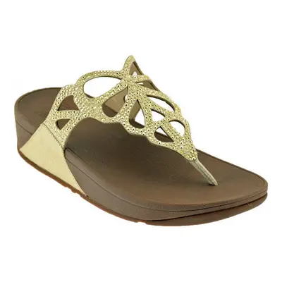 FitFlop FitFlop BUMBLE CRYSTAL TOE POST Divat edzőcipők Arany