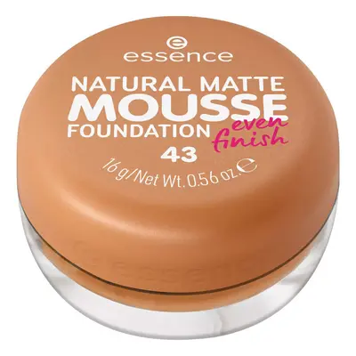 Essence Natural Matte Mousse Foundation - 43 Alapozók Barna