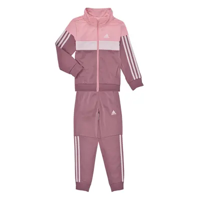 adidas Tiberio 3-Stripes Colorblock Shiny Track Suit Melegítő együttesek Rózsaszín