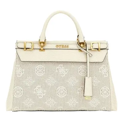 Guess SESTRI LOGO LUXURY SATCHEL Kézitáskák Bézs