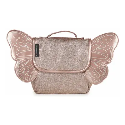 CARAMEL & CIE BUTTERFLY BAG GLITTERS Iskolatáskák Rózsaszín