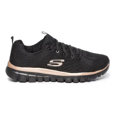 Skechers GRACEFUL-GET CONECTED Divat edzőcipők Fekete