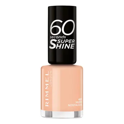 Rimmel London 60 Seconds Super Shine Nail Polish - 401 Nude Nostalgia Körömlakkok Bézs