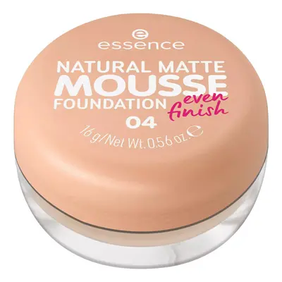 Essence Natural Matte Mousse Foundation - 04 Alapozók Barna