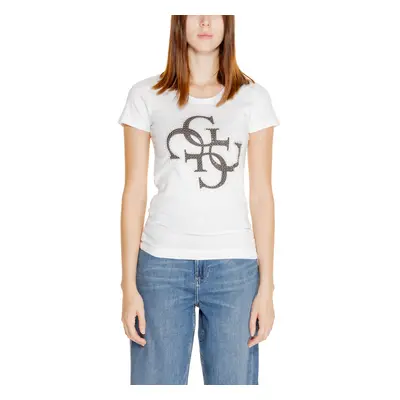 Guess SS RN 4G LOGO TEE W4YI37 J1314 Rövid ujjú pólók Fehér