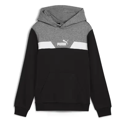 Puma POWER COLORBLOCK HOODIE TR Pulóverek Fekete