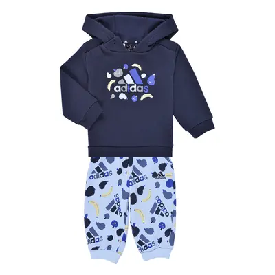 adidas Essentials Allover Print Jogger Set Ruhák Tengerész