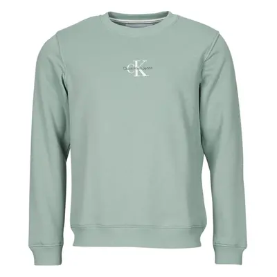 Calvin Klein Jeans MONOLOGO CREW NECK Pulóverek Szürke