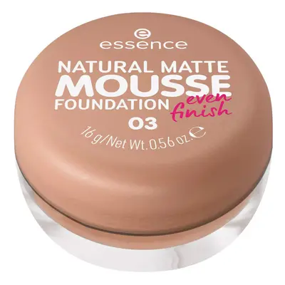 Essence Natural Matte Mousse Foundation - 03 Alapozók Barna