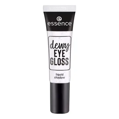 Essence Liquid Dewy Eye Gloss Eyeshadow - 01 Crystal Clear Szem alapozók Fehér