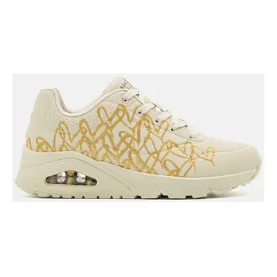 Skechers 177975 UNO GOLDEN HEART Divat edzőcipők Bézs