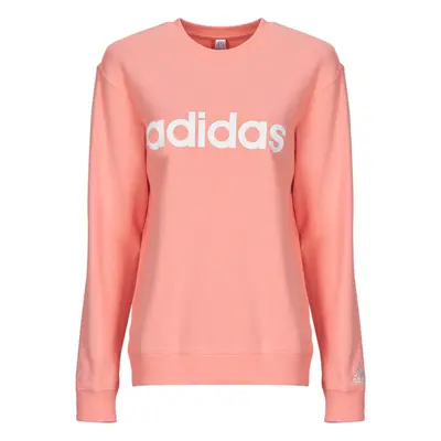 adidas Essentials Linear French Terry Sweatshirt Pulóverek Rózsaszín