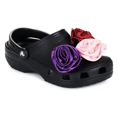 Crocs Classic Rosette Clog Klumpák Fekete