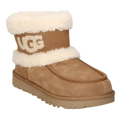 UGG ULTRA MINI FLUFF Bokacsizmák Barna