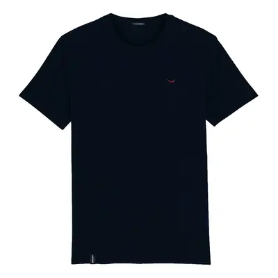 Organic Monkey T-Shirt Red Hot - Navy Pólók / Galléros Pólók Kék