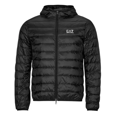 Emporio Armani EA7 CORE IDENTITY DOWN JACKET HD Steppelt kabátok Fekete