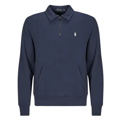 Polo Ralph Lauren SWEATSHIRT DEMI ZIP EN MOLLETON Pulóverek Tengerész