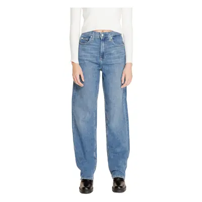 Calvin Klein Jeans HIGH RISE LOOSE J20J223643 Egyenes szárú farmerek Kék