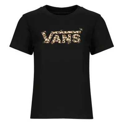 Vans ANIMALIER CREW SS TEE Rövid ujjú pólók Fekete