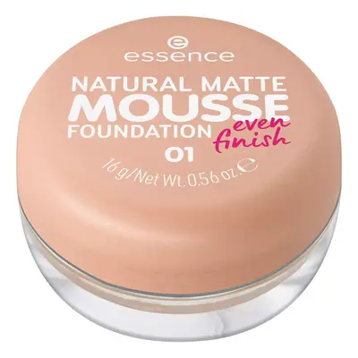 Essence Natural Matte Mousse Foundation - 01 Alapozók Rózsaszín