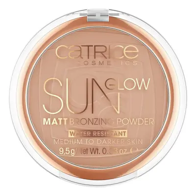 Catrice Sun Glow Matt Bronzing Powder - 30 Medium Bronze Pirosítók & púderek Barna