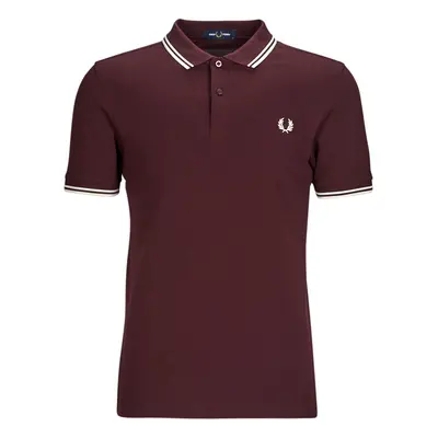 Fred Perry TWIN TIPPED FRED PERRY SHIRT Rövid ujjú galléros pólók Piros