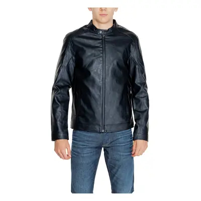 Jack & Jones JJEDYLAN CLEAN PU JACKET NOOS 12261195 Kabátok Fekete