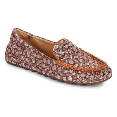 Coach RONNIE MICRO SIGNATURE LOAFER Mokkaszínek Barna