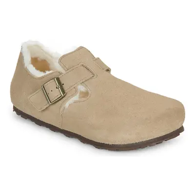 Birkenstock London Shearling LEVE Taupe Oxford cipők Bézs