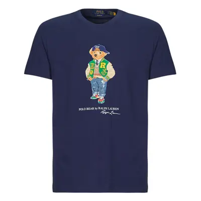 Polo Ralph Lauren T-SHIRT AJUSTE EN COTON POLO BEAR Rövid ujjú pólók Tengerész