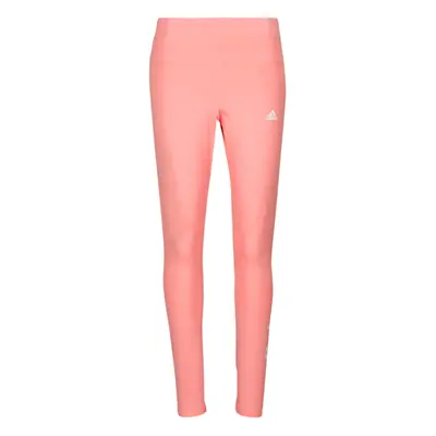 adidas ESSENTIALS HIGH-WAISTED LOGO LEGGINGS Legging-ek Rózsaszín