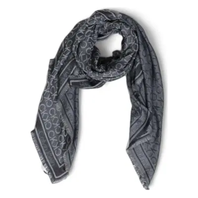 Calvin Klein Jeans MONOGRAM JACQUARD SCARF K60K608779 Sálak / Stólák / Kendők Fekete