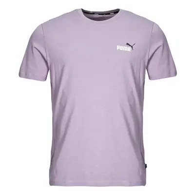 Puma ESS+ 2 COL SMALL LOGO TEE Rövid ujjú pólók Lila