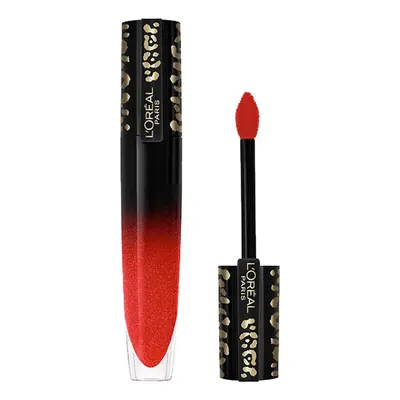 L'oréal Signature Lacquered Liquid Lipstick - 319 Be Unattached Rúzs Piros