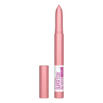 Maybelline New York Superstay Ink Shimmer Lip Crayon - 185 Piece of Cake Rúzs Rózsaszín