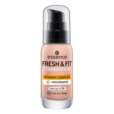 Essence Fresh Fit Vitamin Complex Foundation - 40 Fresh Sun B Alapozók Bézs