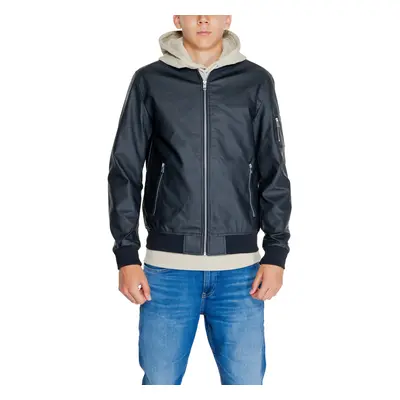 Jack & Jones JJROCKY BOMBER 12245256 Kabátok Fekete