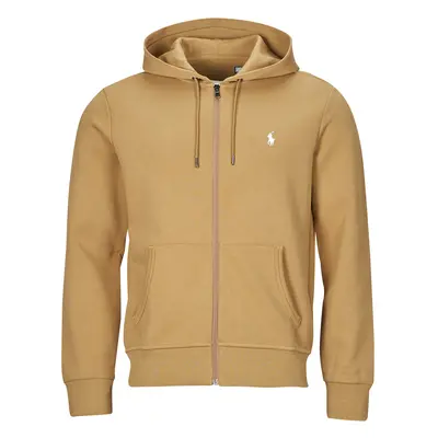 Polo Ralph Lauren SWEATSHIRT ZIPPE EN DOUBLE KNIT TECH Pulóverek Bézs