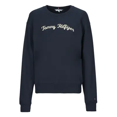 Tommy Hilfiger MDRN REG SCRIPT SWEATSHIRT Pulóverek Tengerész