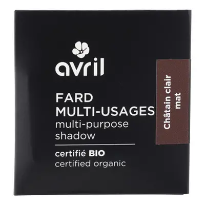 Avril Certified Organic Eyeshadow - Châtain Clair Mat Szem alapozók Barna