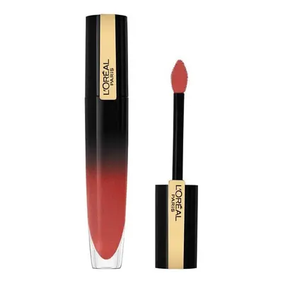 L'oréal Signature Lacquered Liquid Lipstick - 303 Be Independan Rúzs Barna