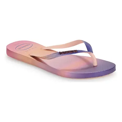 Havaianas SLIM GRADIENT SUNSET Lábujjközös papucsok Rózsaszín