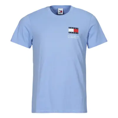 Tommy Jeans TJM SLIM ESSENTIAL FLAG TEE EXT Rövid ujjú pólók Kék