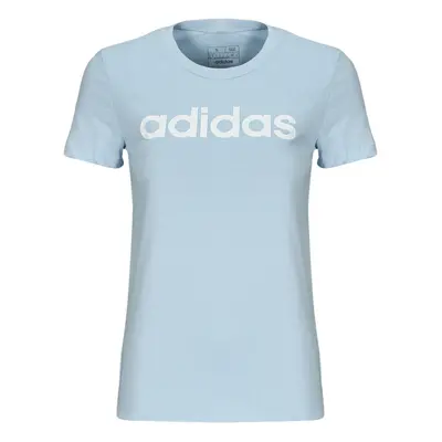 adidas Essentials Slim Logo T-Shirt Rövid ujjú pólók Kék