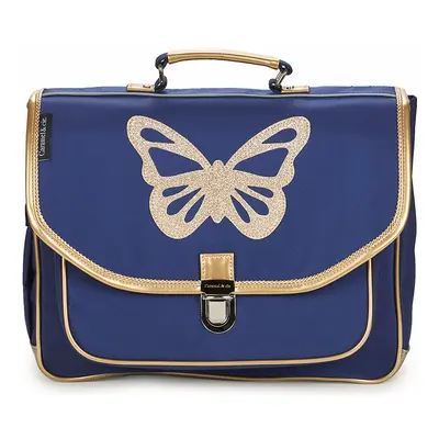 CARAMEL & CIE CARTABLE 38 CM PAPILLON BLEU Iskolatáskák Kék