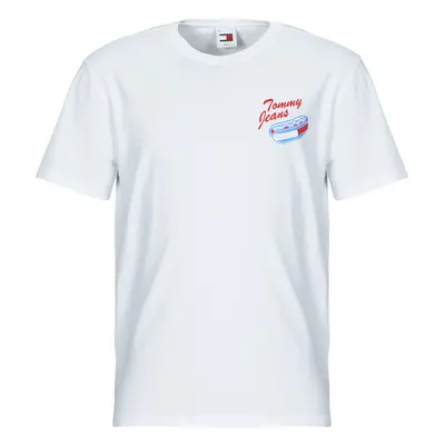 Tommy Jeans TJM REG FUN NOVELTY TEE Rövid ujjú pólók Fehér