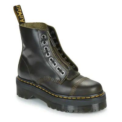 Dr. Martens Sinclair Dark Taupe Orleans Bokacsizmák Zöld