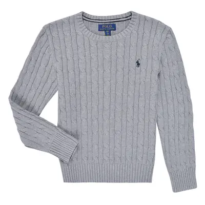 Polo Ralph Lauren LS CABLE CN-TOPS-SWEATER Pulóverek Szürke