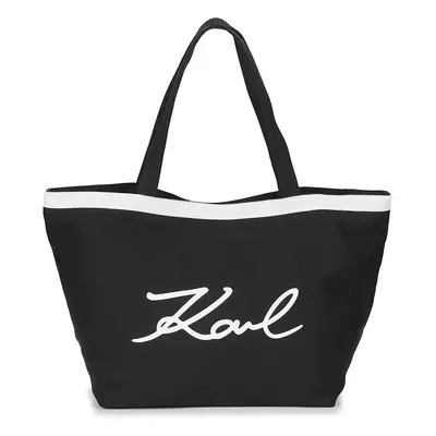 Karl Lagerfeld K/SIGNATURE SHOPPER Bevásárló szatyrok / Bevásárló táskák Fekete